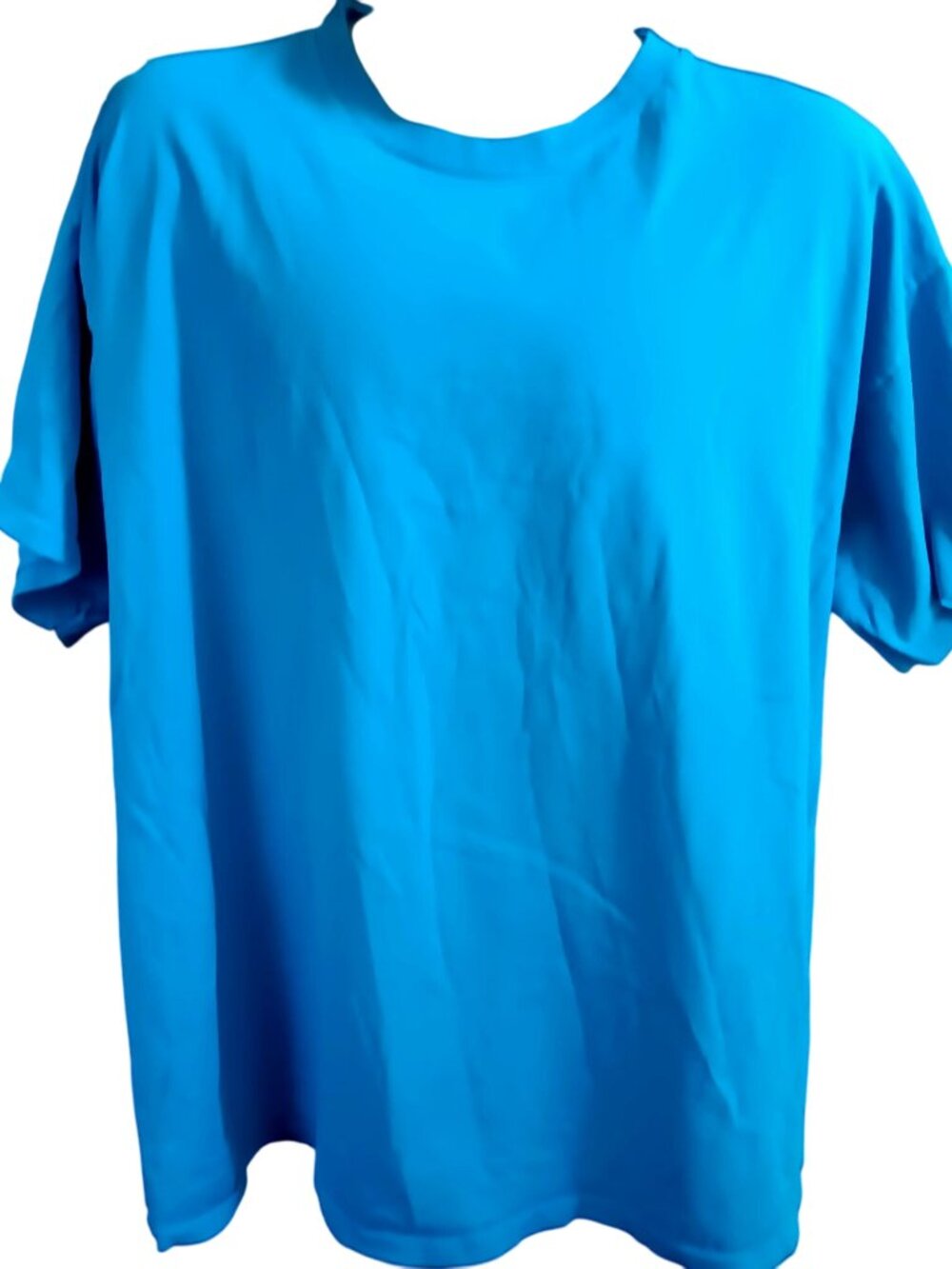 True Vintage Single Stitch T-shirt 2XL 1990's Blue Short Sleeve Crew Neck Cotton